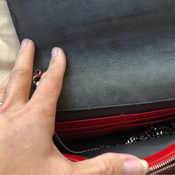 Fendi Red Multicolor Studded Women's Bag - Picture 4 of 14